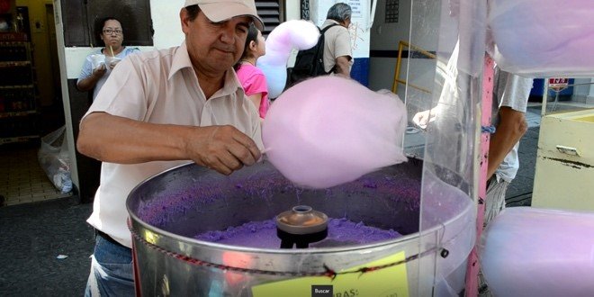 Algodones de azúcar, una dulce tentación