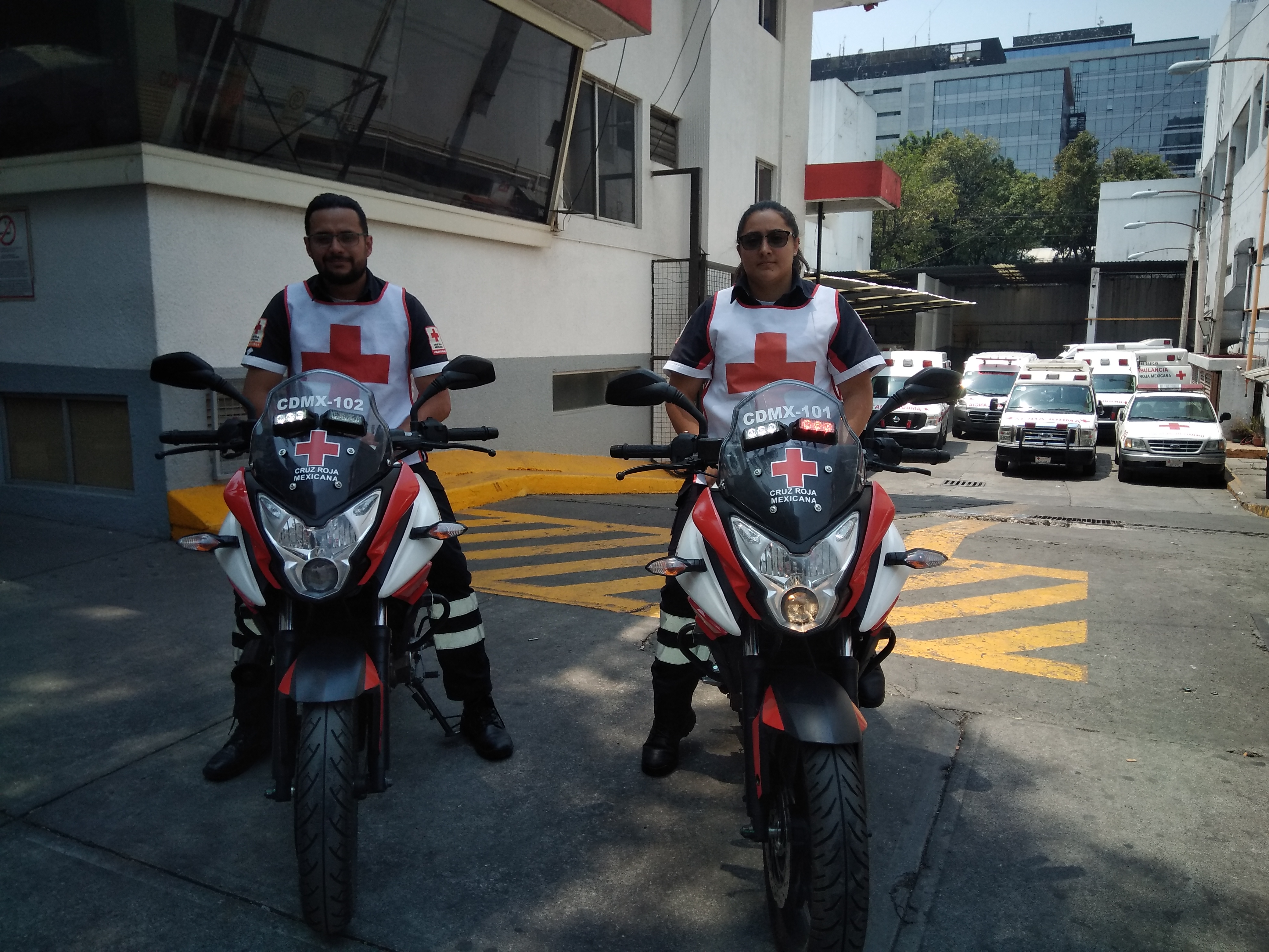 Paramédicos motorizados, proyecto nuevo de la Cruz Roja Mexicana IAP