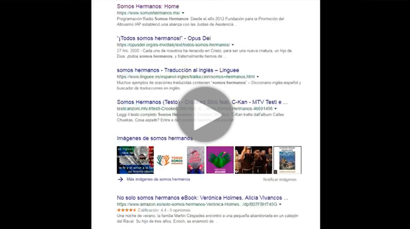 Tutorial página web Somos Hermanos
