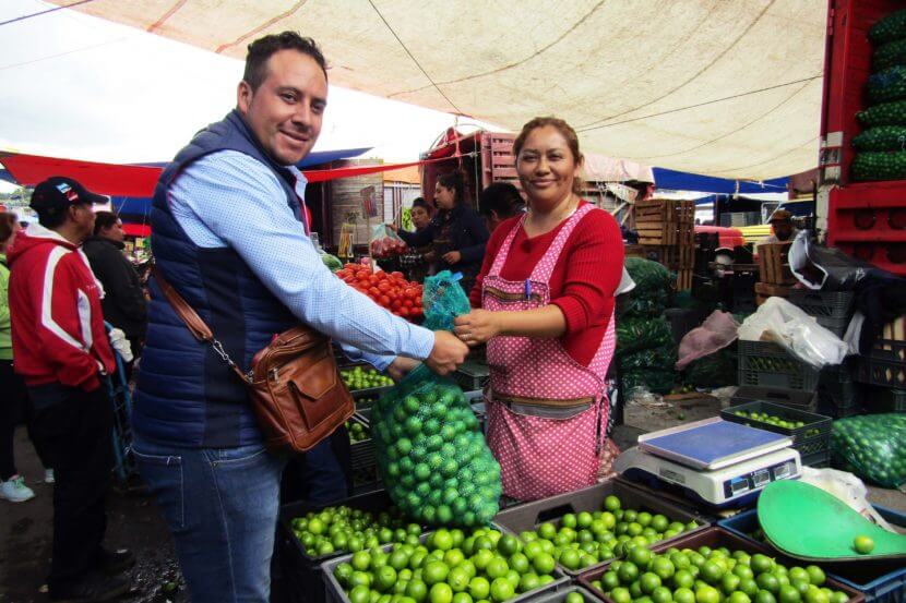 Comerciantes de la Central de Abastos donó alimento a IAP del Edo. Mex.