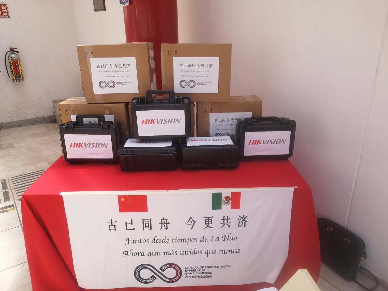 Recibe Cruz Roja Mexicana donativo de cámaras termográficas