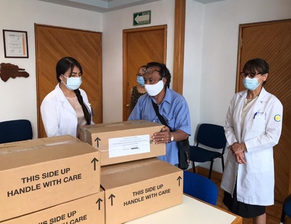 Fundación Caaarem donó 24 ventiladores por contingencia sanitaria a FUNSALUD