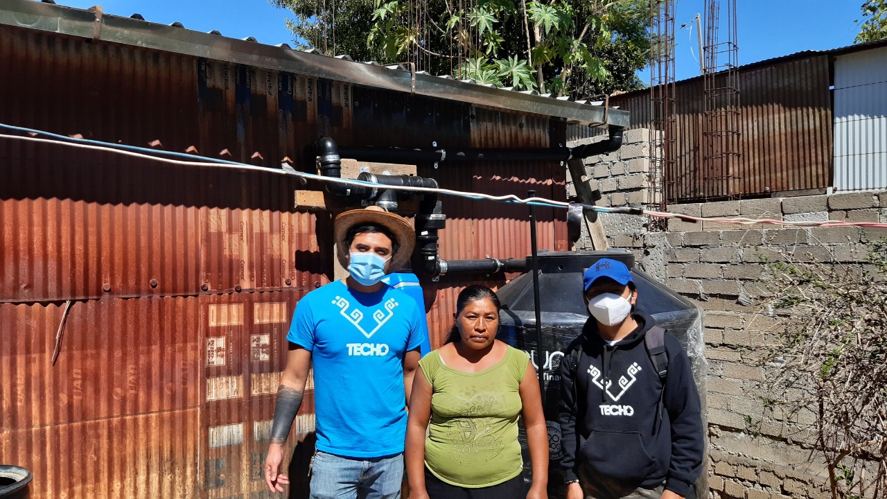 TECHO instalará sistemas de captación de agua y viviendas de emergencia para personas en situación de pobreza