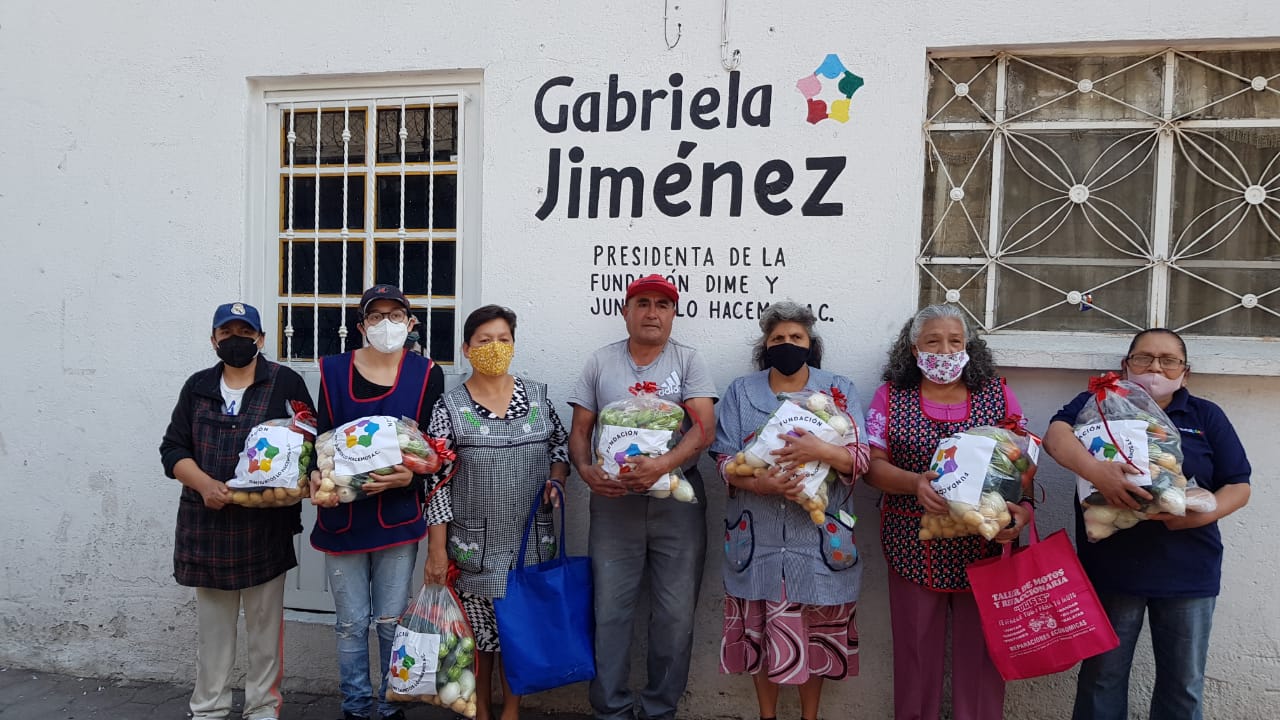 Fundación Dime donó alimento a familias vulnerables de alcaldías de la CDMX