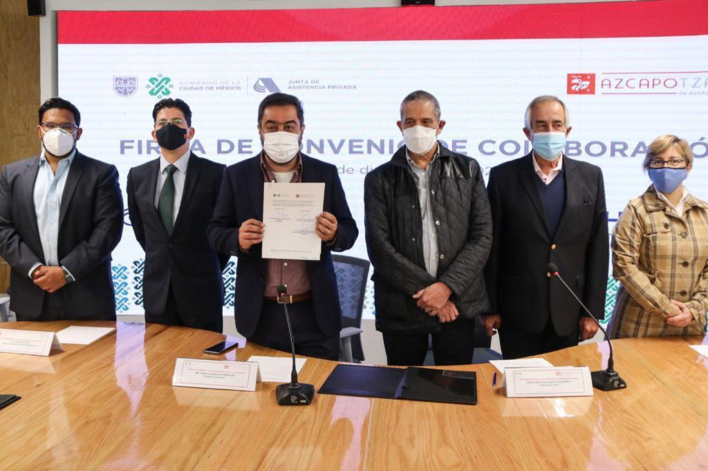 Firmó JAPCDMX y Alcaldía Azcapotzalco convenio de colaboración en favor de grupos de atención prioritaria