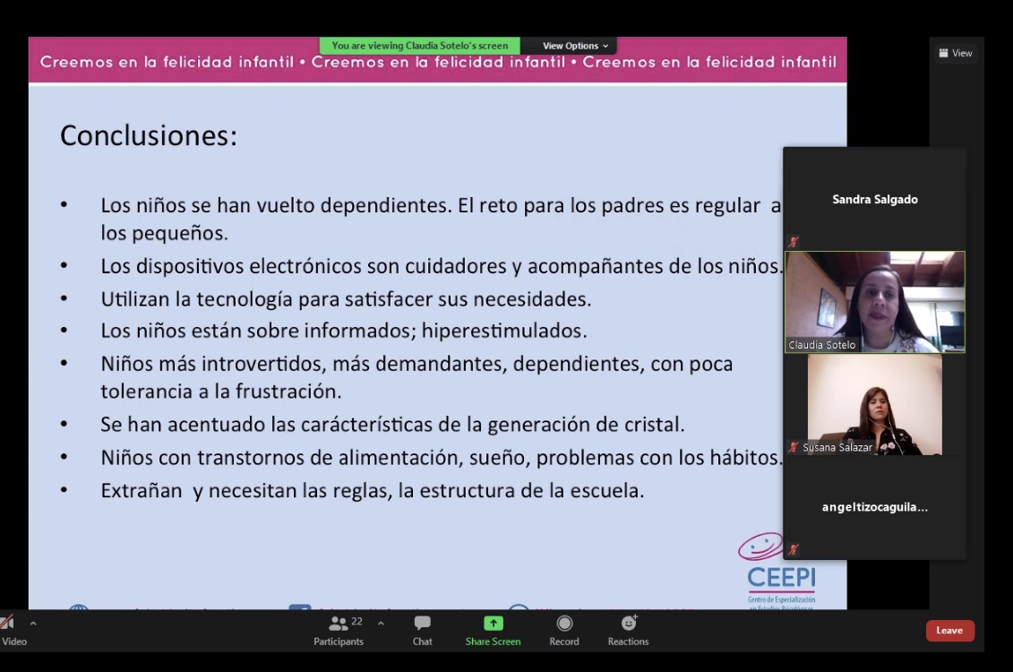 CEEPI presentó estudio- ¿Cuál es el estado emocional de los niños después de 15 meses de encierro?