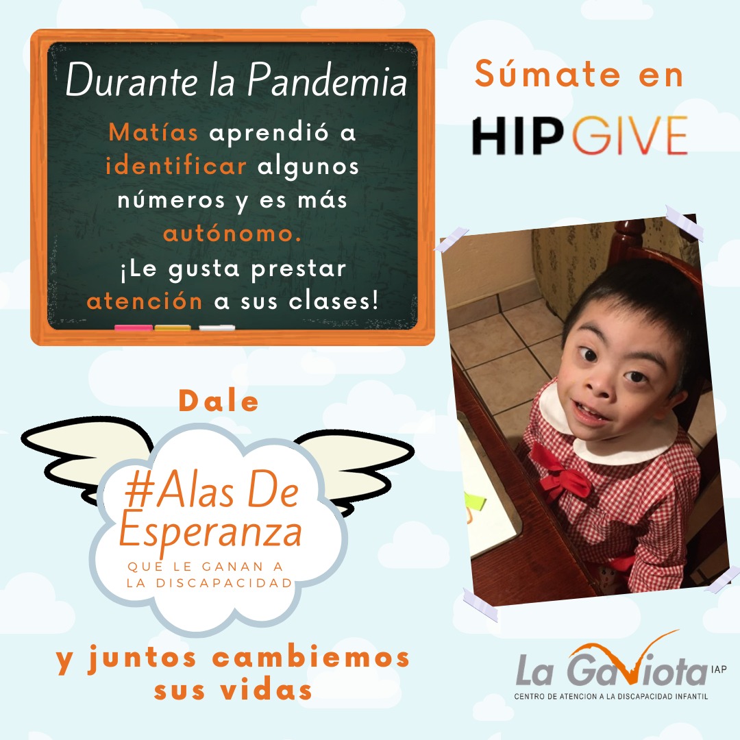 Dona cien pesos, y brinda #AlasDeEsperanza a niños con discapacidad de La Gaviota IAP