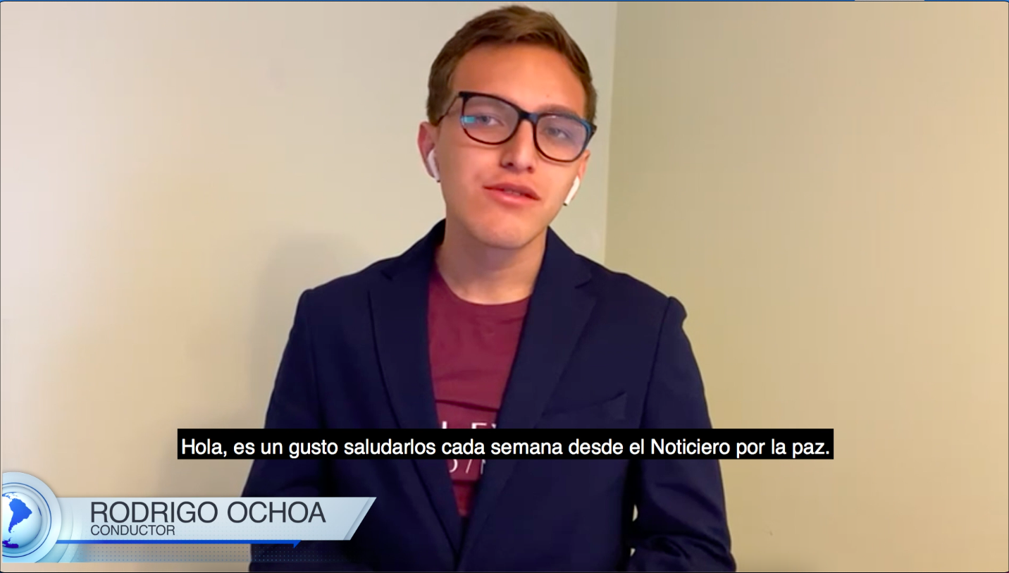 Noticiero Por la Paz #16 – 2021 con Rodrigo Ochoa