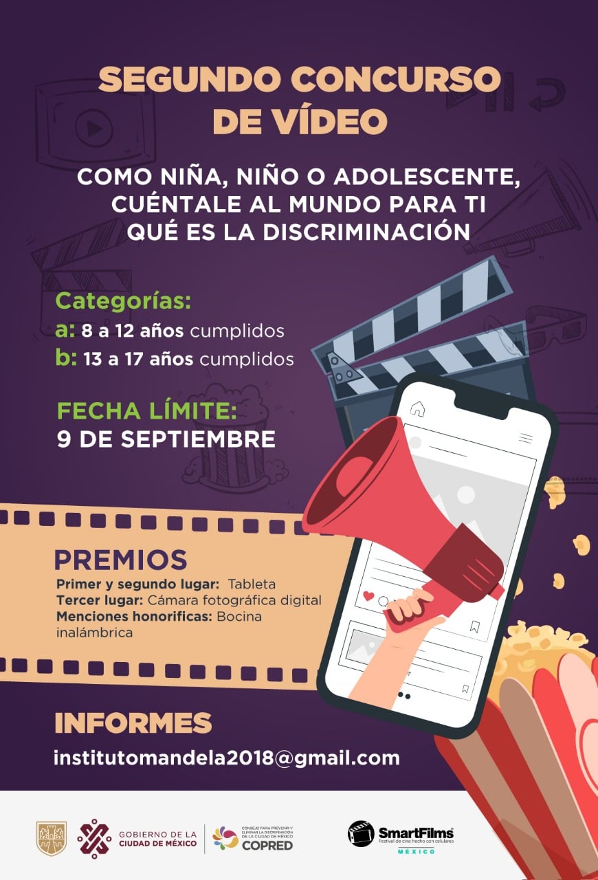 Lanza COPRED concurso de videos sobre niñez y discriminación