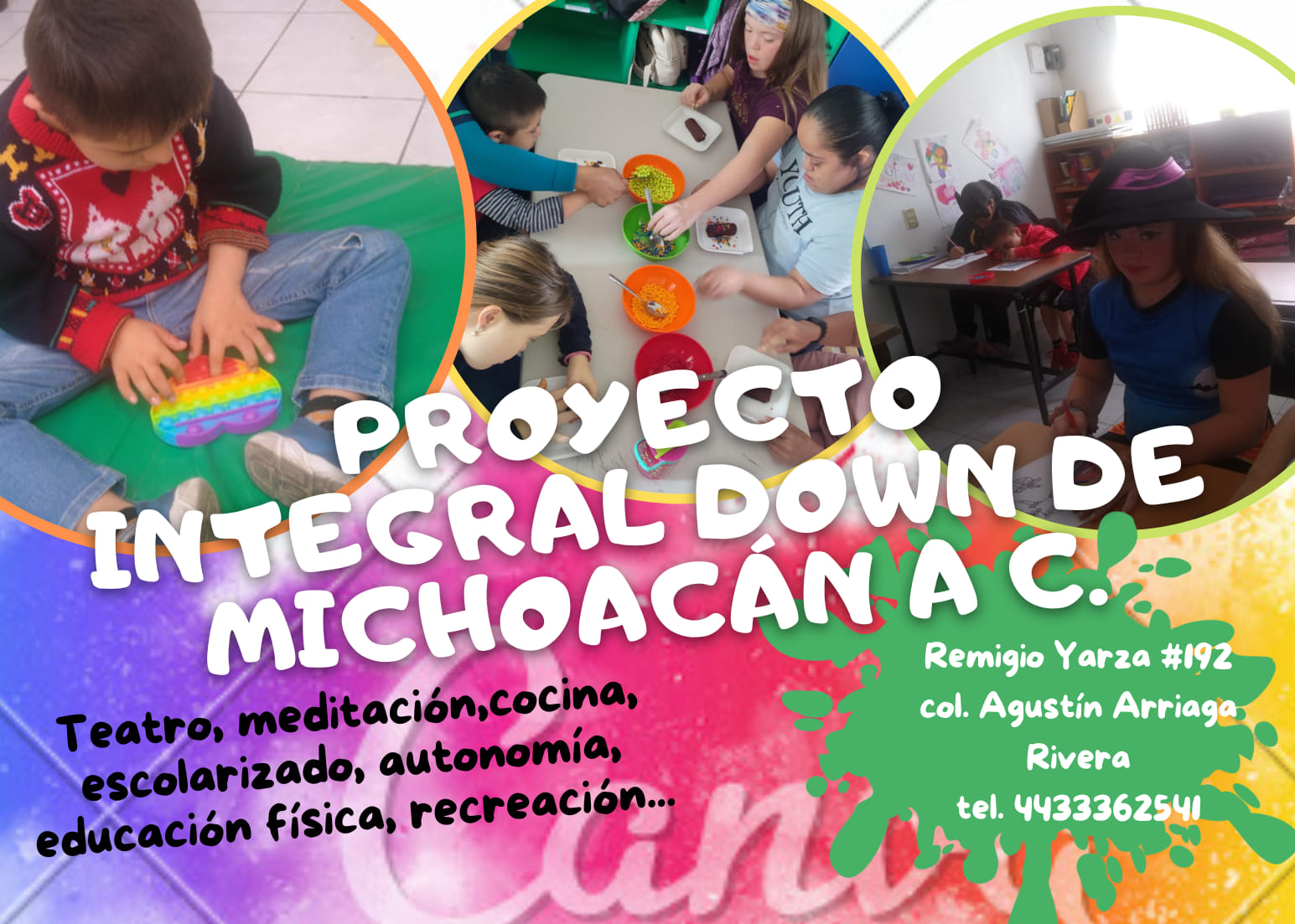 En Michoacán apoyo constante a niños y niñas con Síndrome de Down