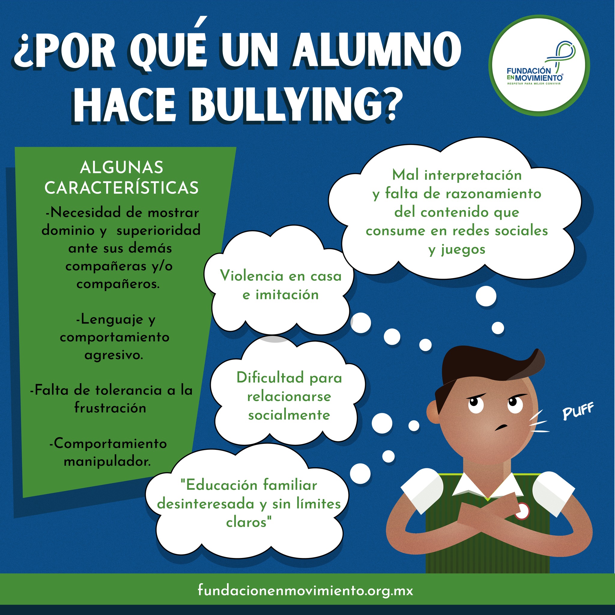 El Bullying y el Mobbing, problemáticas que atiende Fundación en Movimiento AC